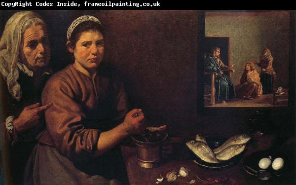 Diego Velazquez Christ in the House of Mary and Martha
